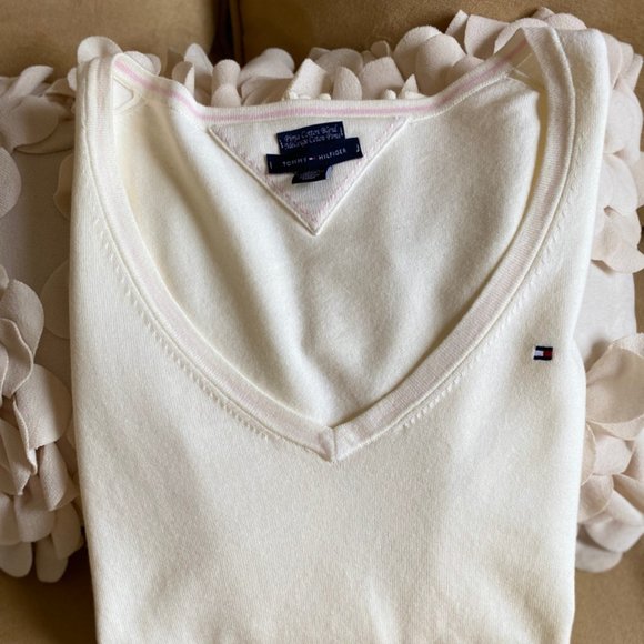 Tommy Hilfiger women V-neck sweater - Picture 3 of 10